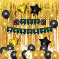 37/29PCS Eid Ramadan Mubarak Letter Pentagram Moon Party Foil Balloons Set Home Decor. 