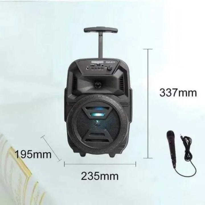 Portable%20Wireless%20Karaoke%20Speaker%20with%20Mic%20/%20FM%20/%20Bluetooth%20ZQS-6111%206.5%20inch%20-%20Image%206
