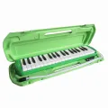 37 Keys Durable ABS Hard case Bee Brand 2 year warranty Melodica Blue pink Green Piano Instrument Soprano Air Piano with Mouthpiece with Hard ABS Case for Music Lovers Beginners Kids - Blue, Pink, Green. 