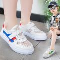 【FOOT SOFA】Fashion Summer Kids Sneakers Girls Trainers Boys Shoes Mesh Children Shoes For Girl White School Running Sports Shoes Soft Sole. 