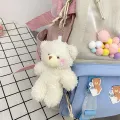 Cute Bear Plush Toys Cartoon Animal Plush Stuffed Dolls Keychain Pendant For Girl Birthday Small Gift Cherry Super Store. 