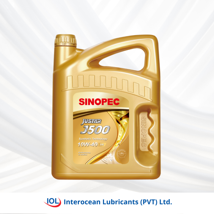 SINOPEC JUSTAR J500 SN 10W-40 Petrol Engine Oil