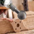 Ball Gouge Spherical Spindles Shaped Wood Gouge Power Carving Attachment for Angle Grinder 14mm. 