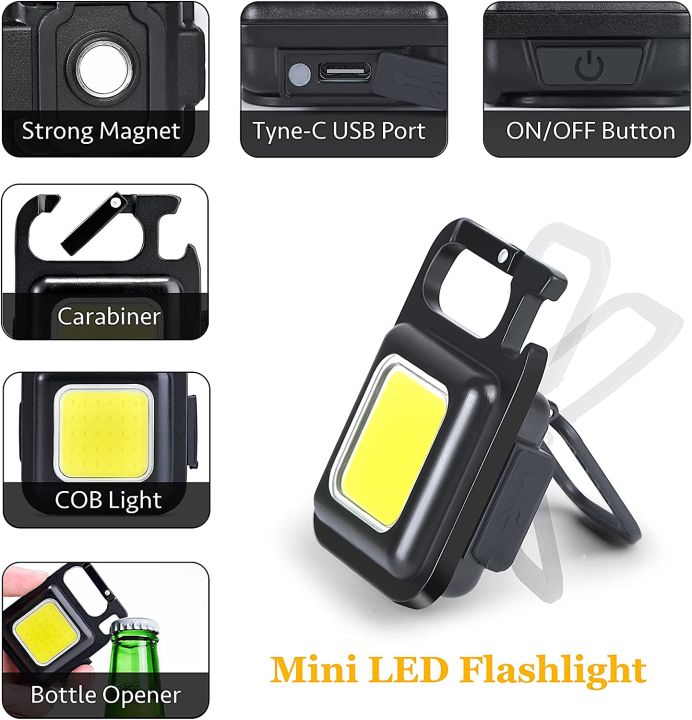 Mini%20LED%20COB%20Flashlight,%20800%20Lumens%20COB%204%20Modes%20Flashlights%20Rechargeable%20Mini%20LED%20Keychain%20Flashlight%20with%20Bottle%20Opener,%20Magnet%20Design,%20Hook,%20Waterproof%20Pocket%20Light%20for%20Daily%20Use%20%5BEnergy%20Class%20A+++%5D%20-%20Image%204