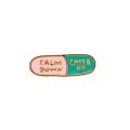 CHEER UP Energy Pill Enamel Pins Smile Relax Calm Down Medicine Doctor Nurse Brooch BackPack Shirt Lapel Pin Badge Jewelry Gift. 