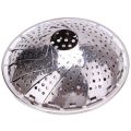 Durable Stainless Steel Folding Dish Steam Expandable Lotus Leaf Shape Steamer Plate Multi-Function Meat Steaming Tray Universal Pot Fit. 