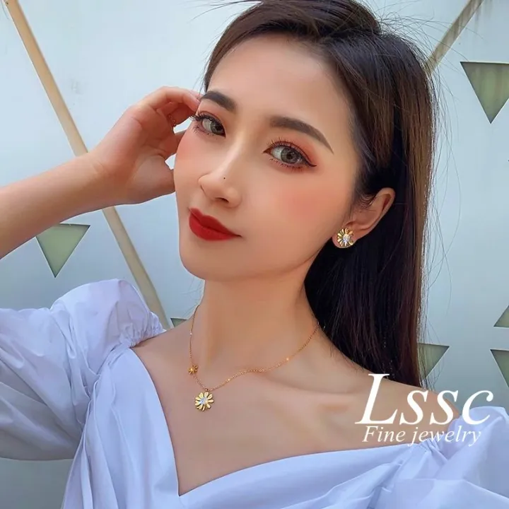 Daisy%20Stainless%20Steel%20Necklace%20for%20Women%20Non%20Tarnish%20Kwintas%20Gold%20Chain%20Pendant%20Accessories%20Jewelry%20-%20Image%206