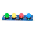 4 Independent Buttons Keyboard Module with Hat Keypad Module High Level Output for Arduino Or Raspberry Pi. 