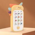 Musical Baby Cell Phone Toys Sensory Learning Toys Baby Light Up Toys Play Phone with Music Light for Toddlers 6 Months+2 3 Years Old Baby, Yellow. 