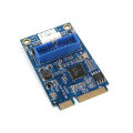 HXSJ Mini Pci-E To Usb3.0 Adapter Card Mini Pcie To 20Pin/19Pin Expansion Card. 