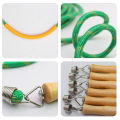 Jump Rope Long Skipping Rope with Wooden Handle for Gym School Group Games. 