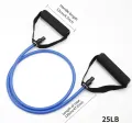 Resistance Bands Set with Handles Yoga Tubes Latex Pull Rope for Stretch Training Home Gym Workout. 