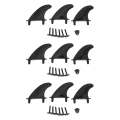 3X Surfboard Fin Kits Soft Top Surfboard Fins Foam Surf Boards Accessories for Surfing Enthusiasts. 