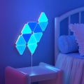 LED Triangular Quantum Lamp RGB Wall Lamp Smart Pickup Rhythm Background Light For Bedroom Bedside Night Light Office Decoration. 