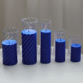 3D Spiral Cylinder Candle Mold Silicone, DIY Screw Pillar Candle Molds for Candle Making Aroma Soy Wax Handmade Soap Polymer Clay Plaster Epoxy Resin, Silicone Moulds for Home Decor Gifts. 