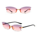 Girls Children Outdoor Glasses Cute UV Protection Eyewear Fashion Kids Rimless Sunglasses Butterfly Wings Frame Sunglass. 