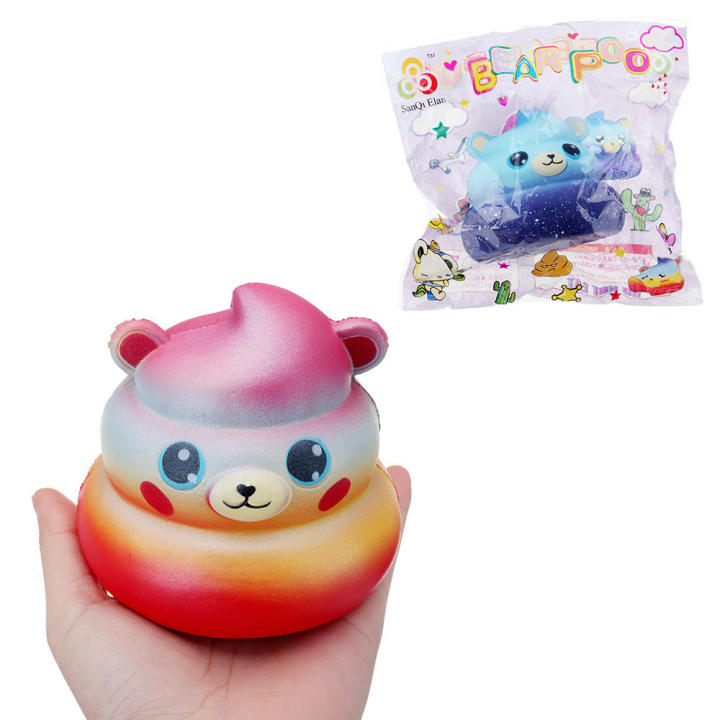 Sanqi Elan Galaxy Poo Squishy 10*10*9 CM Licensed Slow Rising With ...