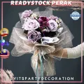 🇲🇾[ReadyStock]5M GAUZE STAR NET ROLL LACE MESH Flower Wrapping Paper Bouquet Gift Florist Wrapper Wrap Kertas Pembalut. 