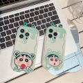 Phone Case For Huawei Honor 90 Lite 5G Nova 5t 11 7 PRO 7SE 9SE 10SE P30 P40 PRO Back Cover Casing Fashion Cute Cartoon Doraemon Crayon Shin Chan 3D Frog Ears Doll Trendy Anti-falling Silicone Wavy Edge Soft Shockproof. 