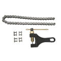 Chain Breaker Tool High Strength Easy Operation Motorcycle Chain and Chain Breaker Kit Rust Proof for Motorsports Bike. 