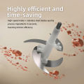 2L Stainless Steel Electric Kitchen Meat Grinder Double Speed Food Chopper Shredder Household. 