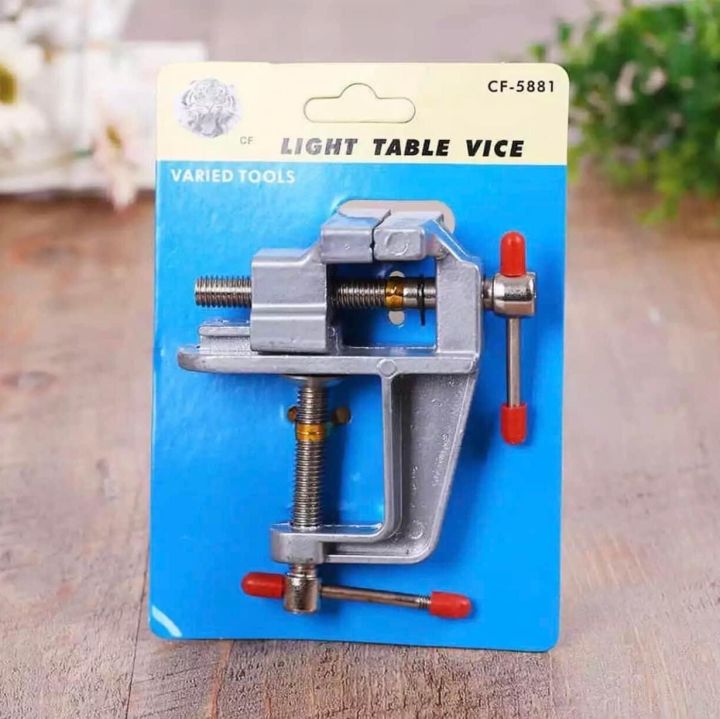 Aluminum Mini Table Clamp Small Bench Vice Jeweler Hobby Clamps DIY ...