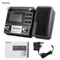 Sutuiying MOOER GE100 Guitar Pedal Multi-effects Processor Effect Pedal with 【2025 Version】 Loop Recording Max Time 180s 8 effect modules 40 Drum rhythms. 