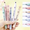 6 Pcs Cat Highlighter Marker Cute Cat Paw Pastel Highlighter Marker Pens for Students Girls Women School Office Supplies (Cat Paw-White). 