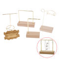 Jewelry Organizer Wooden Rack Bracelet Earring Holder Display Decoration Stand MJK. 