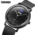 SKMEI Creative Moon Phase Quartz Watch Fashion Waterproof Watch For Men 9245. 