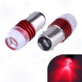 2PCS LED Flash Brake Bulb RED Color 12V Vehicle Car Bike Three Wheel Light. 