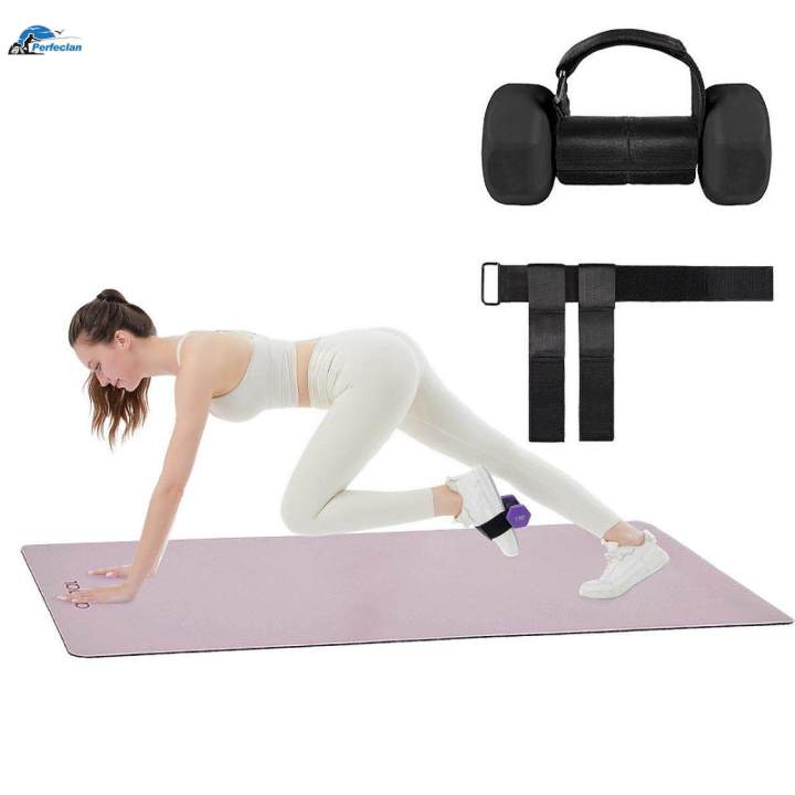Adjustable Weight Dumbbell Ankle Strap Portable Wear Resistant Dumbbell Attachment for Gym Strength