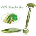 Salorie Jade Roller GuaSha Scrapping Tool Set Skin Care for Anti Wrinkle Aging 100% Natural Jade Stone Face Massage Roller Guacha. 