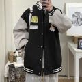 Jacket Trendy Spring and Summer Men's and Women's Hong Kong Style Top Coat Loose Baseball Uniform Teenagers All-Matching Men's Korean Style Handsome. 