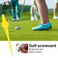 Break-resistant Golf Scoring Pens 10pcs Colorful Golf Scoring Pens Lightweight Portable Golf Pencils Accessory. 