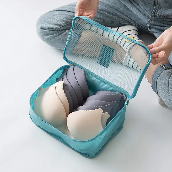 6pcs%20Packing%20Cubes%20Luggage%20Bags%20Organizer%20Durable%20Travel%20Travel%20Luggage%20Packing%20Organizers%20Set%20with%20Toiletry%20Bag%20Pink%20-%20Image%209