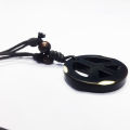 Chain / Peace Sign Pendant with Rope Chain /Fashion Necklace Chain with Pendant for Men. 