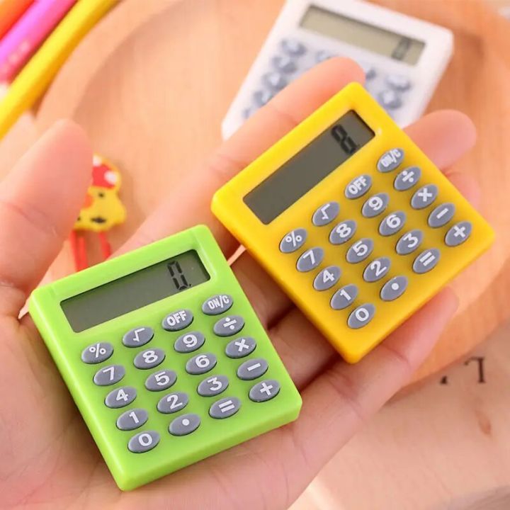 Cartoon Pocket Mini Calculator Handheld Pocket Type Coin Batteries ...