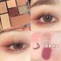 K·APEINE New Super Hot Shimmer Fun Seven-Color Eyeshadow Palette Earth Tone Pearlescent Matte Makeup ins Eye Shadow. 