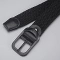 【HUT】 Men's Belt Casual Woven Elastic Belt Outdoor Sports Women's Belt Climbing Work Belt Jeans Suit Pants Men's And Women's Universal. 