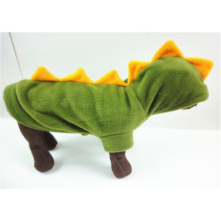 A Comfortable Autumn Winter Dinosaur Pet Dog Clothes Full Cotton Dogs Clothes For Dogs Hoodie Pets Coats Pets Products Clothes