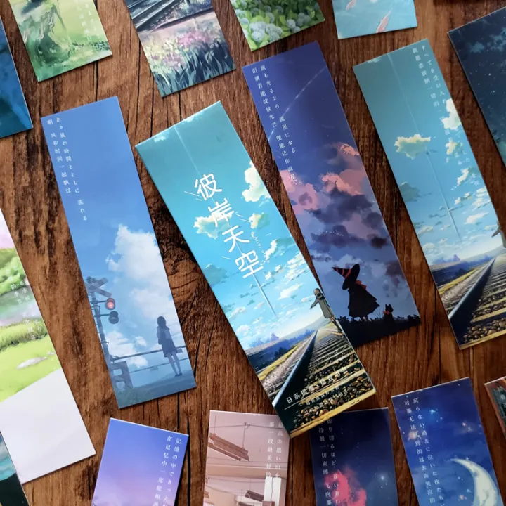 【SkinHorizon】30 Pcs/Set Creative Sunny Sky Paper Bookmark Japanese ...