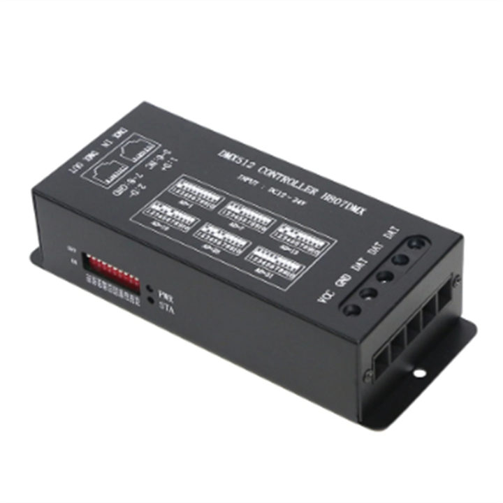 DMX512 controller,connect to DMX512 console,support WS2812,WS2813