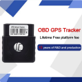 GPS Tracker 16PIN OBD 2 Plug Play Car GSM Tracking Device GPS Locator OBDII with Online Software IOS Andriod APP. 