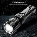 Auoyo Flashlight Outdoor Flashlight Telescopic Focus Flashlight Strong Light Portable Home Emergency Lamp USB Rechargeable Torchlight IPX6 Waterproof Flashlight Hiking Hunting Camping Flashlight. 