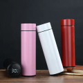 Hot Water Bottle Steel Stainless Vacuum Flask Bottle, Water Bottle With LED Smart Temperature Display Thermal Flask With Tea Strainer. 