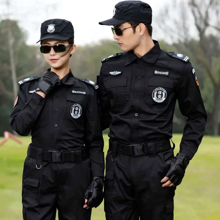 Summer%20Security%20Uniform%20Short%20Sleeve%20Suit%20Men's%20and%20Women's%20Security%20Uniforms%20Spring%20and%20Autumn%20Long-Sleeve%20Jacket%20Property%20Duty%20Work%20Clothes%20-%20Image%204