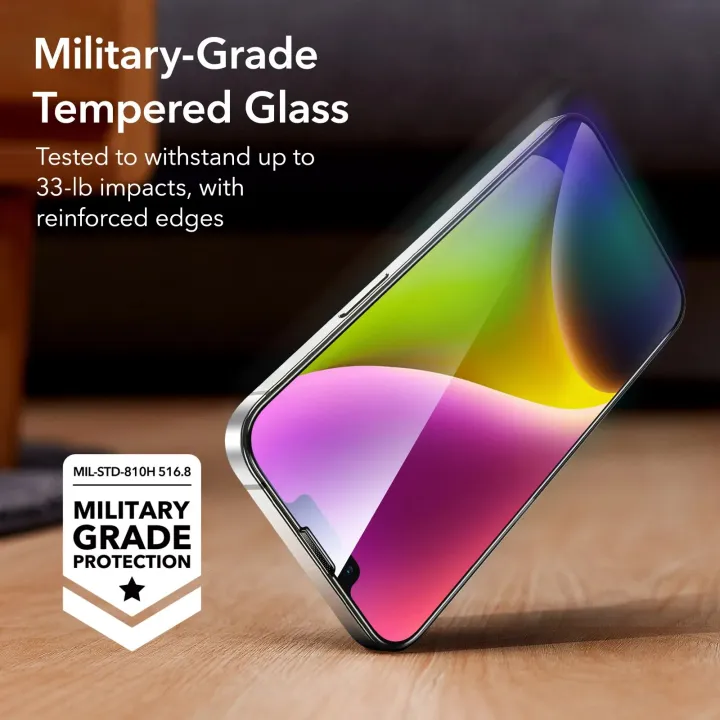 LeiyanOriginal%20ESR%20Screen%20Protector%20for%20iPhone%2014%20Anti%20Glare%20Tempered%20Glass%20for%20iPhone%2014%20Pro%20Max%20Anti-Glare%20Anti-Blue%20Light%20Tempered%20Glass%20-%20Image%202