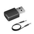 USB Bluetooth 5.0 Receiver Transmitter 2 In 1 RX TX Car Kit Stereo Music 3.5mm AUX Audio Wireless Handsfree Adapter Headphone. 