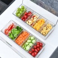Condiment Tray with 5 Removable Compartments. 